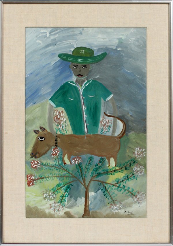 GERARD PAUL GOUACHE ON PAPER (1 of 3)