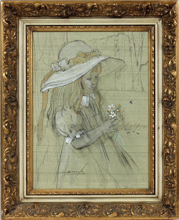 WILLIAM BENECKE MIXED MEDIA & OIL ON PAPER ON BOARD (1 of 3)