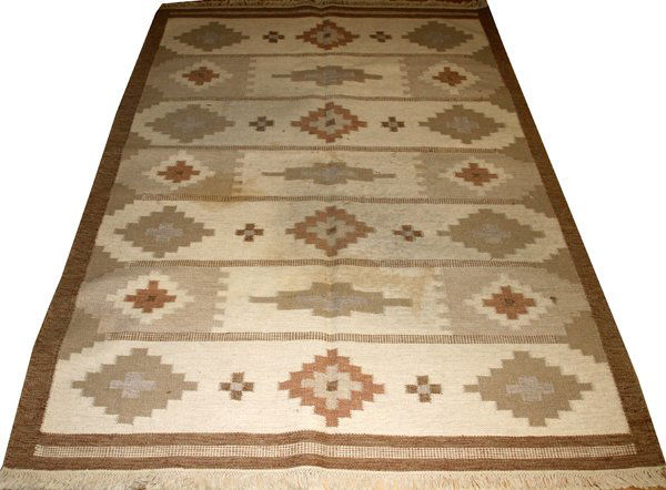 SWEDISH ROLLAKAN FLAT WEAVE CARPET (1 of 2)