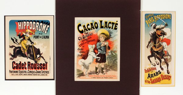 LES MAITRES DE L'AFFICHE COLOR LITHOGRAPHS C. 1900 (1 of 4)