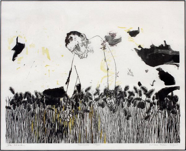 LEONARD BASKIN COLOR WOODCUT (1 of 4)