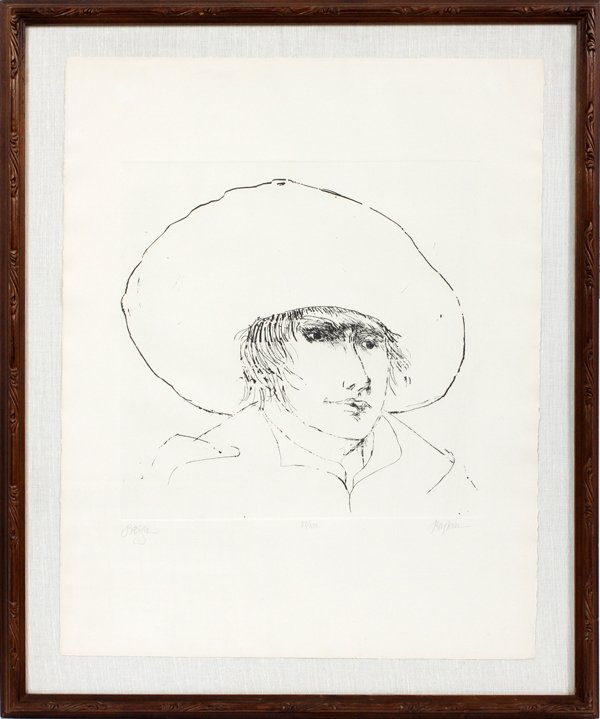 LEONARD BASKIN ETCHING (1 of 4)
