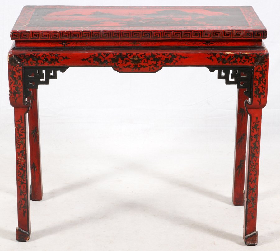 CHINESE LACQUERED ALTAR TABLE (1 of 4)
