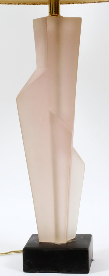 PAOLO GUCCI FROSTED RESIN LAMP (1 of 3)