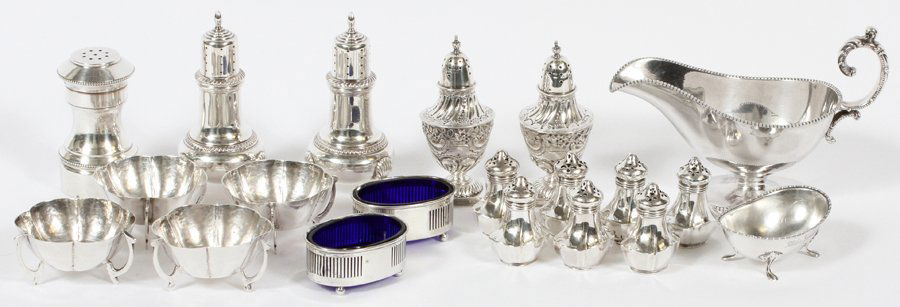 STERLING TABLEWARE, 20 PIECES (1 of 4)