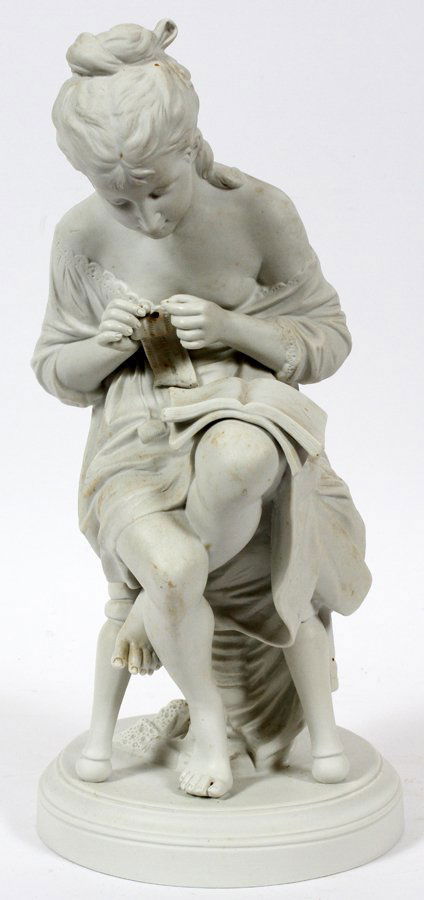 PARIAN BISQUE PORCELAIN FIGURE (1 of 4)