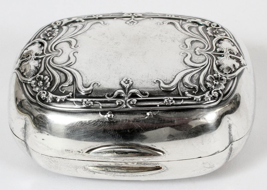 GORHAM STERLING SILVER HINGED SOAP BOX (1 of 2)