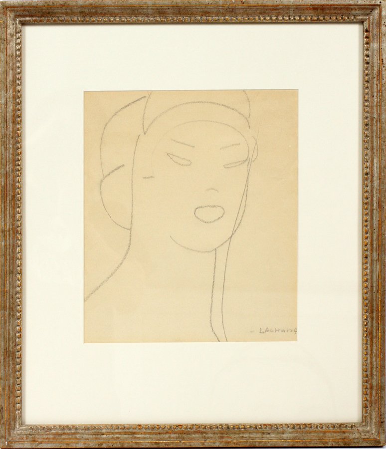 GASTON LACHAISE PENCIL DRAWING (1 of 4)