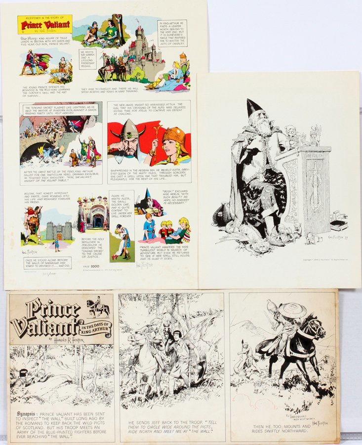 HAL FOSTER PEN & INK ON PAPER (1 of 3)