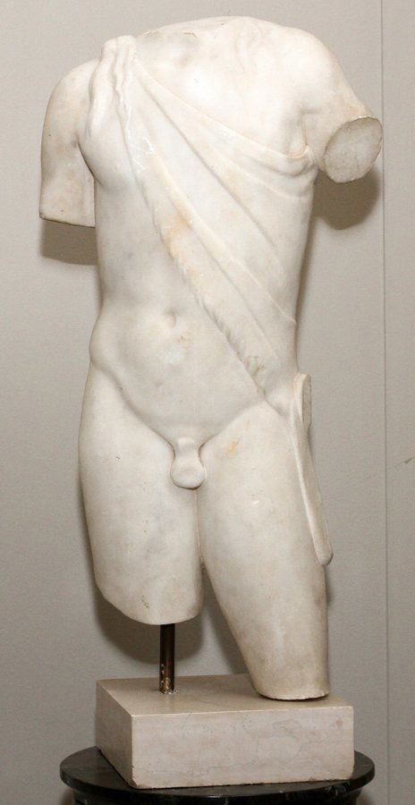 ITALIAN CARVED MARBLE TORSO (1 of 3)