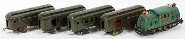 LIONEL PRE-WAR STANDARD GAUGE PASSENGER TRAIN (1 of 2)