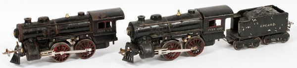 IVES STANDARD GAUGE STEAM LOCOMOTIVES & TENDER (1 of 3)