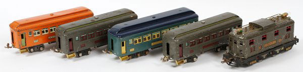 LIONEL PRE-WAR O27 GAUGE PASSENGER TRAIN C1940 (1 of 2)