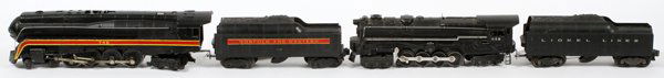 LIONEL O27 GA. STEAM LOCOMOTIVES AND TENDERS (1 of 3)