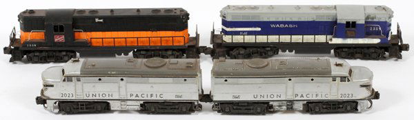 LIONEL O27 GAUGE POST-WAR DIESEL LOCOMOTIVES C1950 (1 of 2)