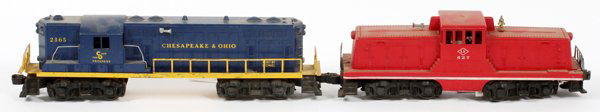 LIONEL O27 GAUGE POST-WAR DIESEL LOCOMOTIVES C1955 (1 of 3)