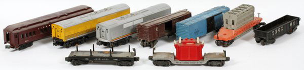 LIONEL POST-WAR O27 GAUGE FREIGHT CARS C1946-60 (1 of 2)
