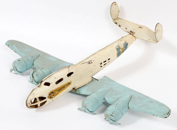 BUDDY-L PRESSED METAL TRANSPORT PLANE C1950 (1 of 2)