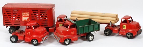 DUNWELL AND BUCKEYE PRESSED STEEL TRUCKS & TRAILERS (1 of 3)