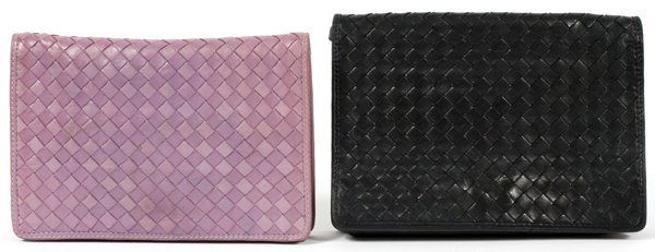 BOTTEGA VENETA INTRECCIATO LEATHER BAGS 2 PIECES (1 of 3)