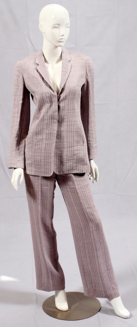 GIORGIO ARMANI SILK BLEND PANTSUIT (1 of 2)