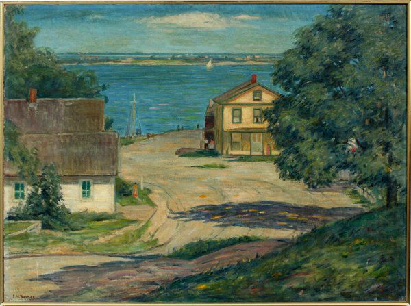 ERNEST HARRISON BARNES OIL ON CANVAS (1 of 3)