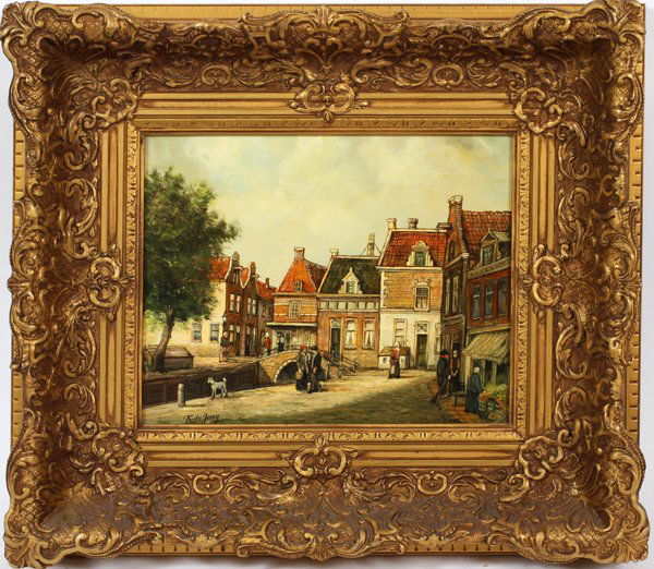 K DE JONG OIL ON WOOD PANEL (1 of 3)