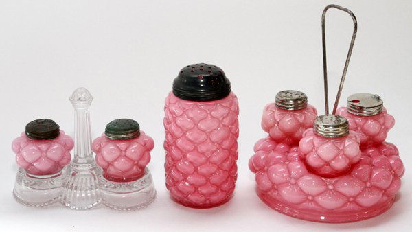 AMERICAN MUFFINEER AND CONDIMENT SETS 19TH C. (1 of 1)