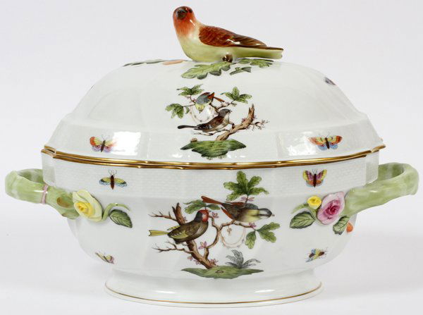 HEREND ROTHSCHILD BIRD PORCELAIN TUREEN (1 of 4)