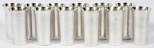 MANCHESTER SILVER CO. STERLING SILVER TUMBLERS (1 of 3)