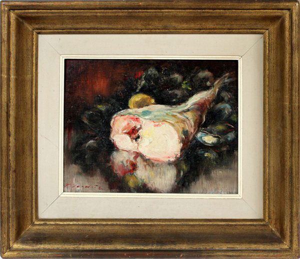 F. JORWITZ OIL ON PANEL STILL LIFE (1 of 3)