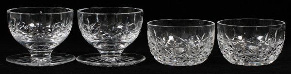 WATERFORD 'LISMORE' DESSERT DISHES 12 (1 of 2)
