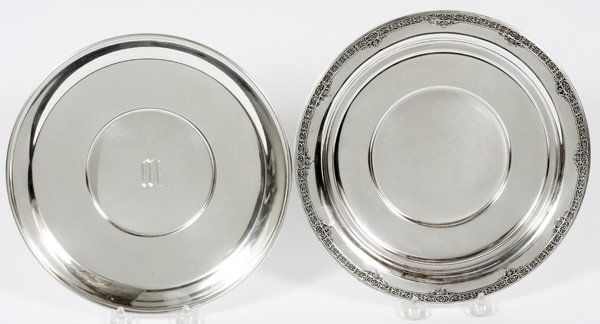 AMERICAN STERLING SILVER CAKE PLATES 2 (1 of 2)