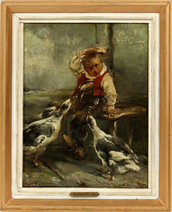 WALTER SHIRLAW OIL ON CANVAS (1 of 4)