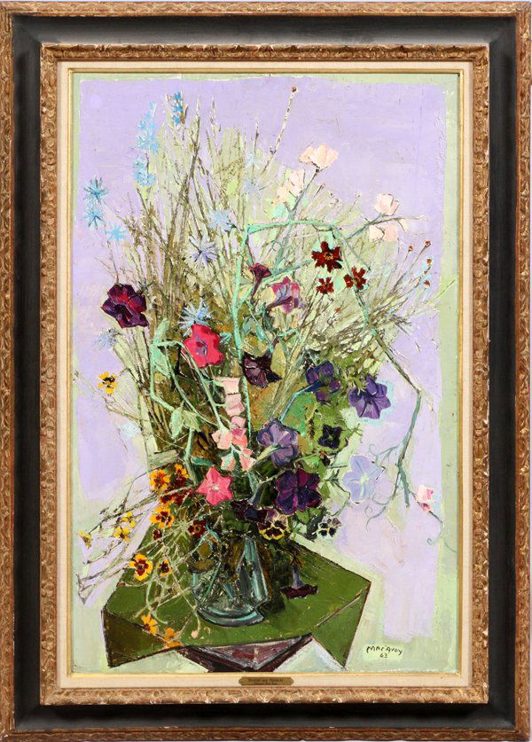 EDOUARD GEORGES MAC AVOY OIL ON CANVAS 1963 (1 of 4)