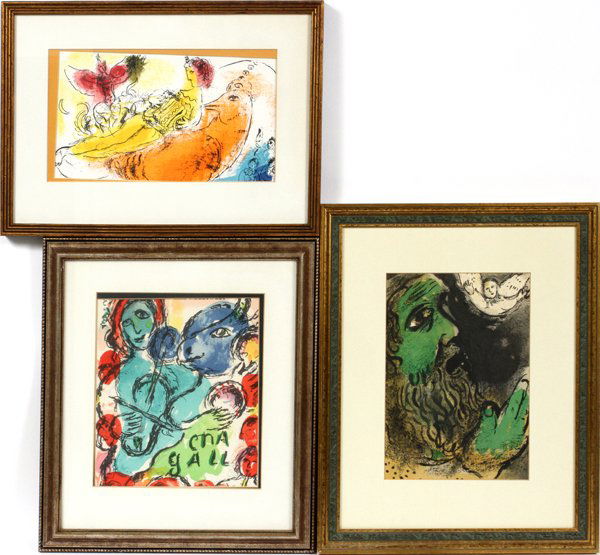 MARC CHAGALL COLOR LITHOGRAPHS (1 of 4)