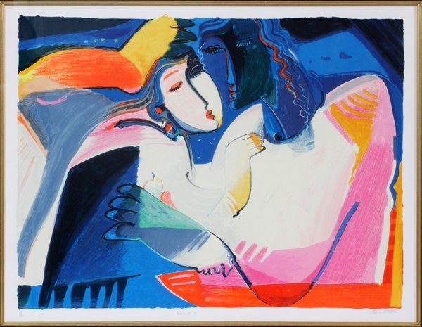 ALI GOLKAR SERIGRAPH ON PAPER (1 of 6)