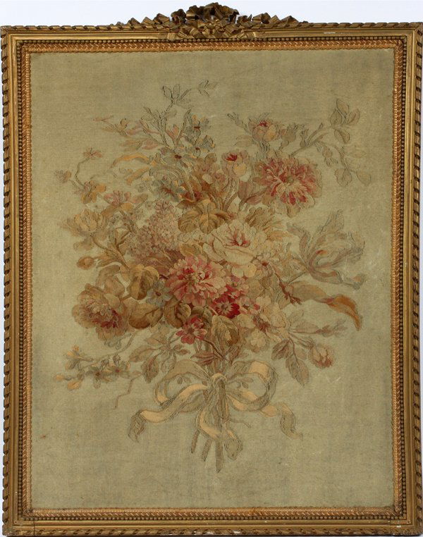 FRENCH AUBUSSON FRAMED TAPESTRY (1 of 3)