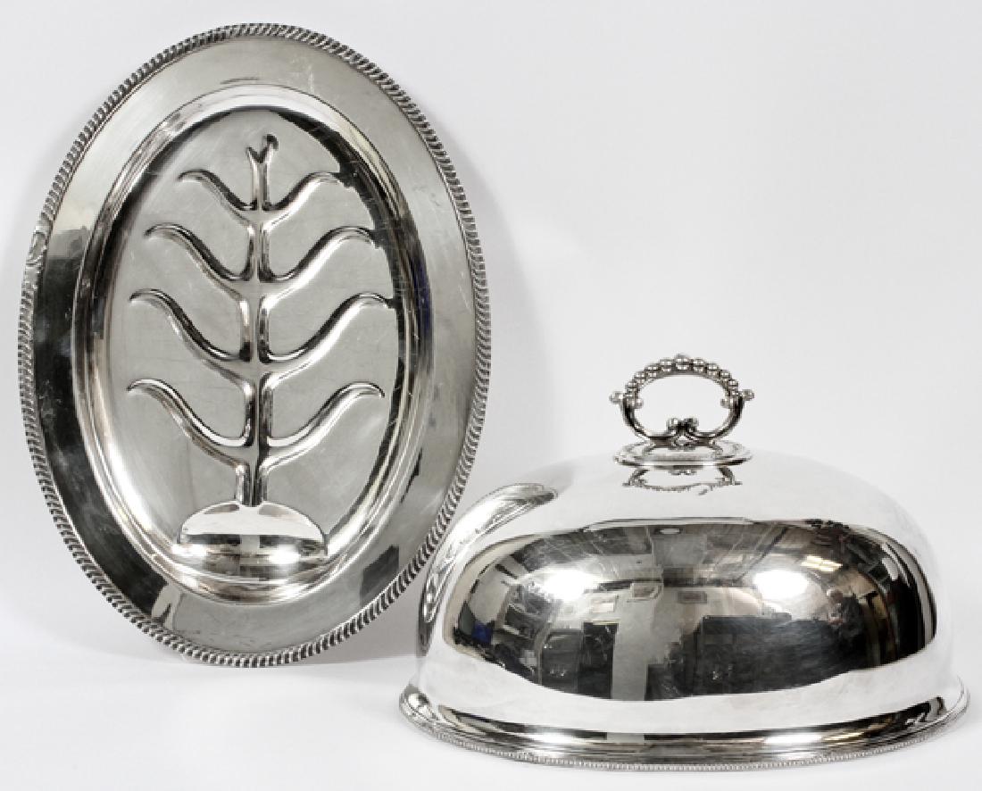 SILVER PLATE CHAFING DISH&MAPPIN BROS. SILVER PLATE (1 of 5)