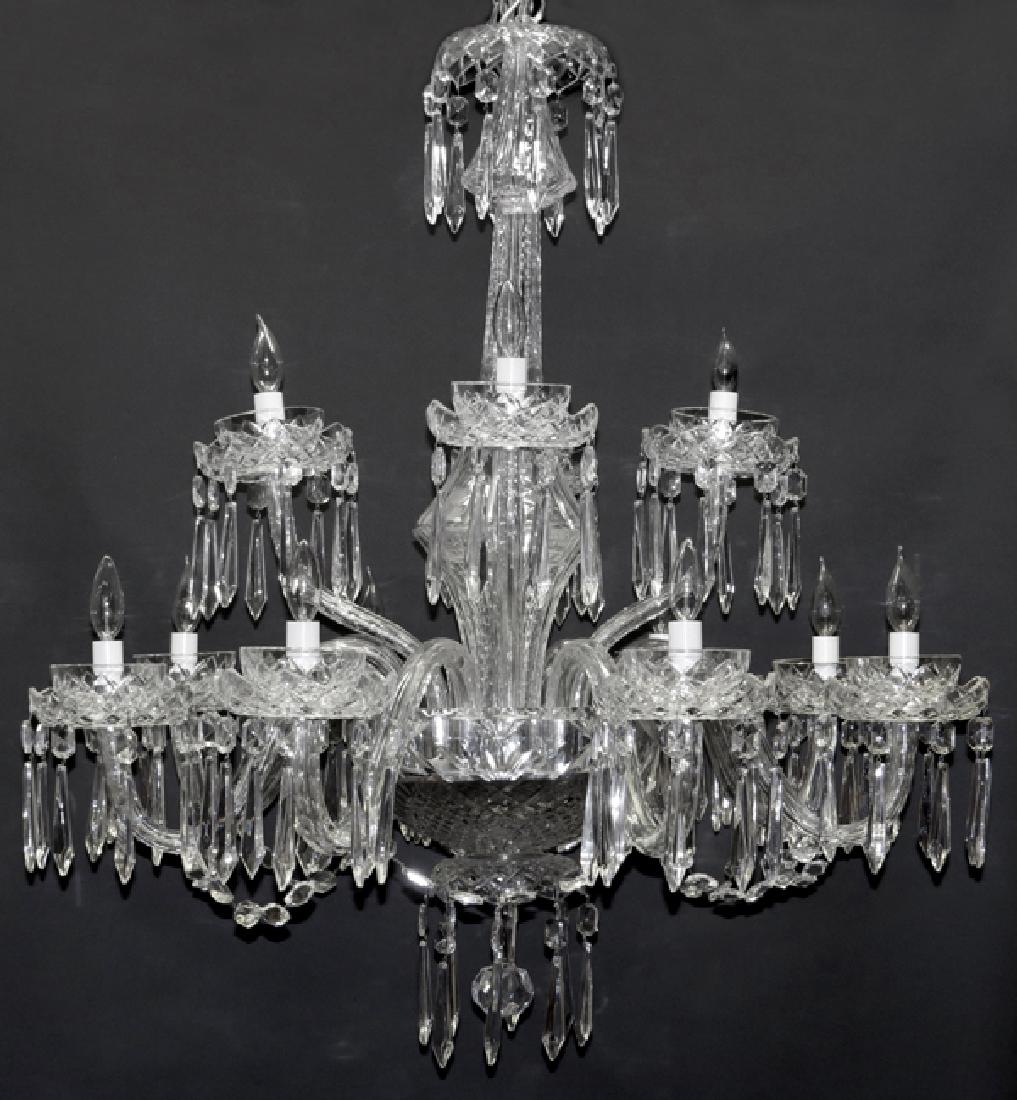 WATERFORD CRYSTAL 12 LIGHT CHANDELIER (1 of 11)