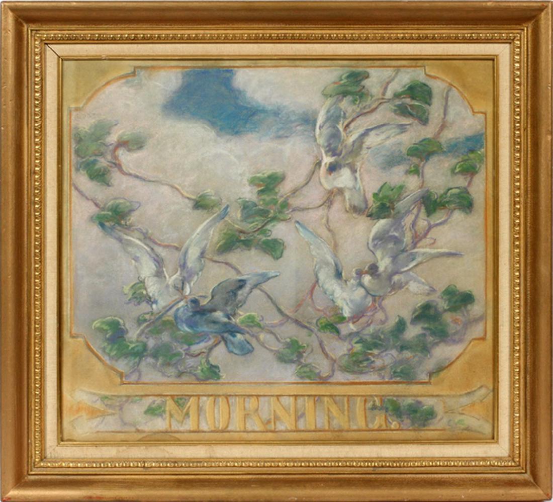 WALTER SHIRLAW PASTEL ON BOARD (1 of 3)