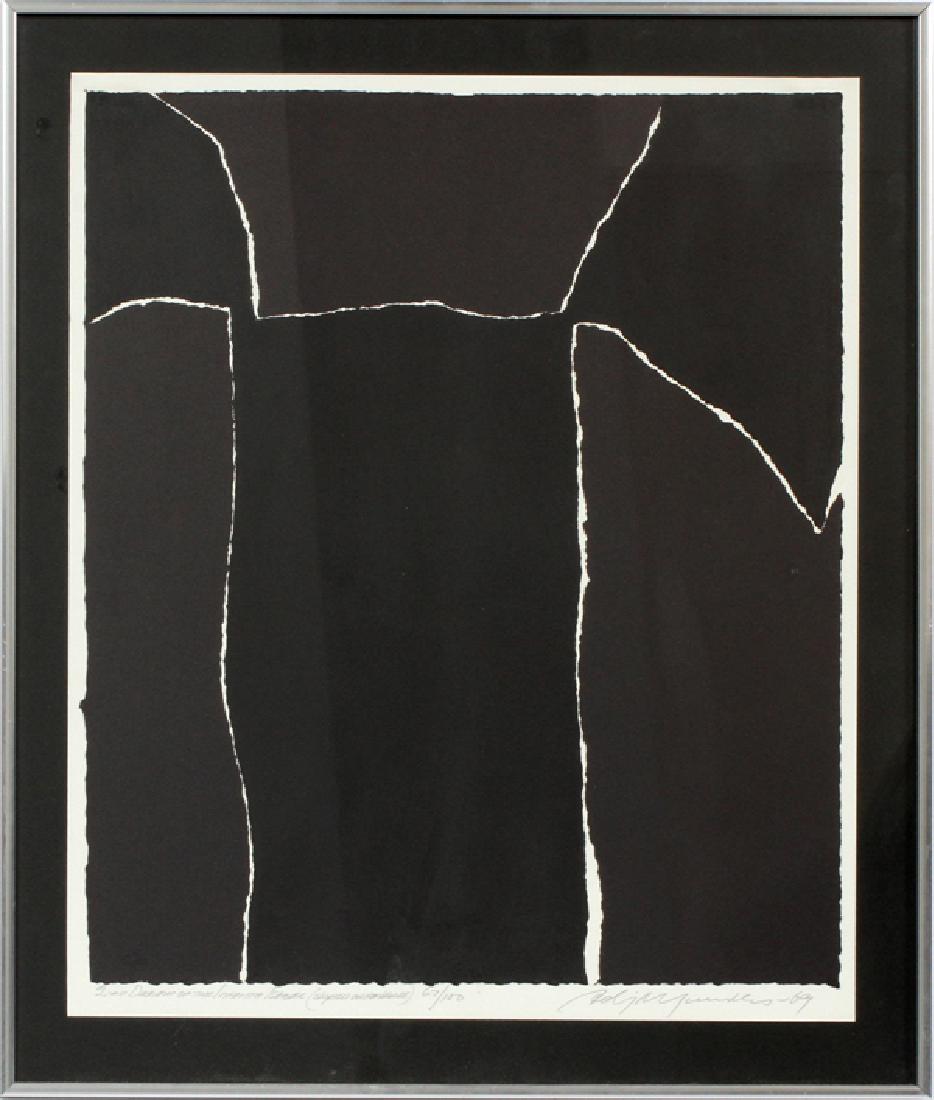 ADJA YUNKERS SILKSCREEN 1969: ADJA YUNKERS (NEW YORK/SWEDEN, 1900-1983), SILKSCREEN, 1969, H 21", W 18", "2ND DREAM___":Pencil signed; #67/100; framed. Lantern Gallery, Ann Arbor label.