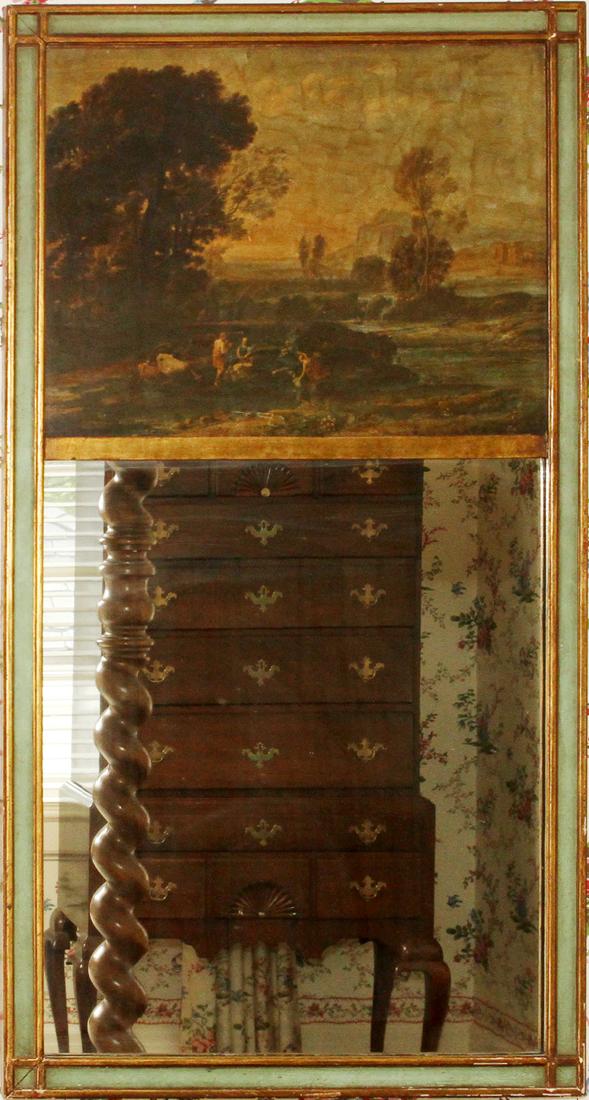 FRENCH INFLUENCED TRUMEAU MIRROR (1 of 5)