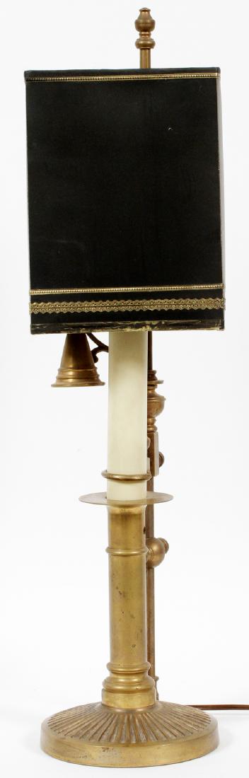 BRASS CANDLESTICK CONVERTED TO LAMP (1 of 2)