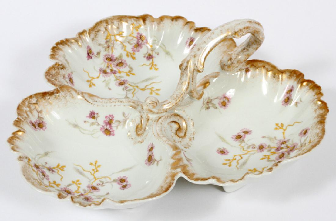 FRENCH PORCELAIN SHELL FORM DISH CIRCA 1890 (1 of 2)