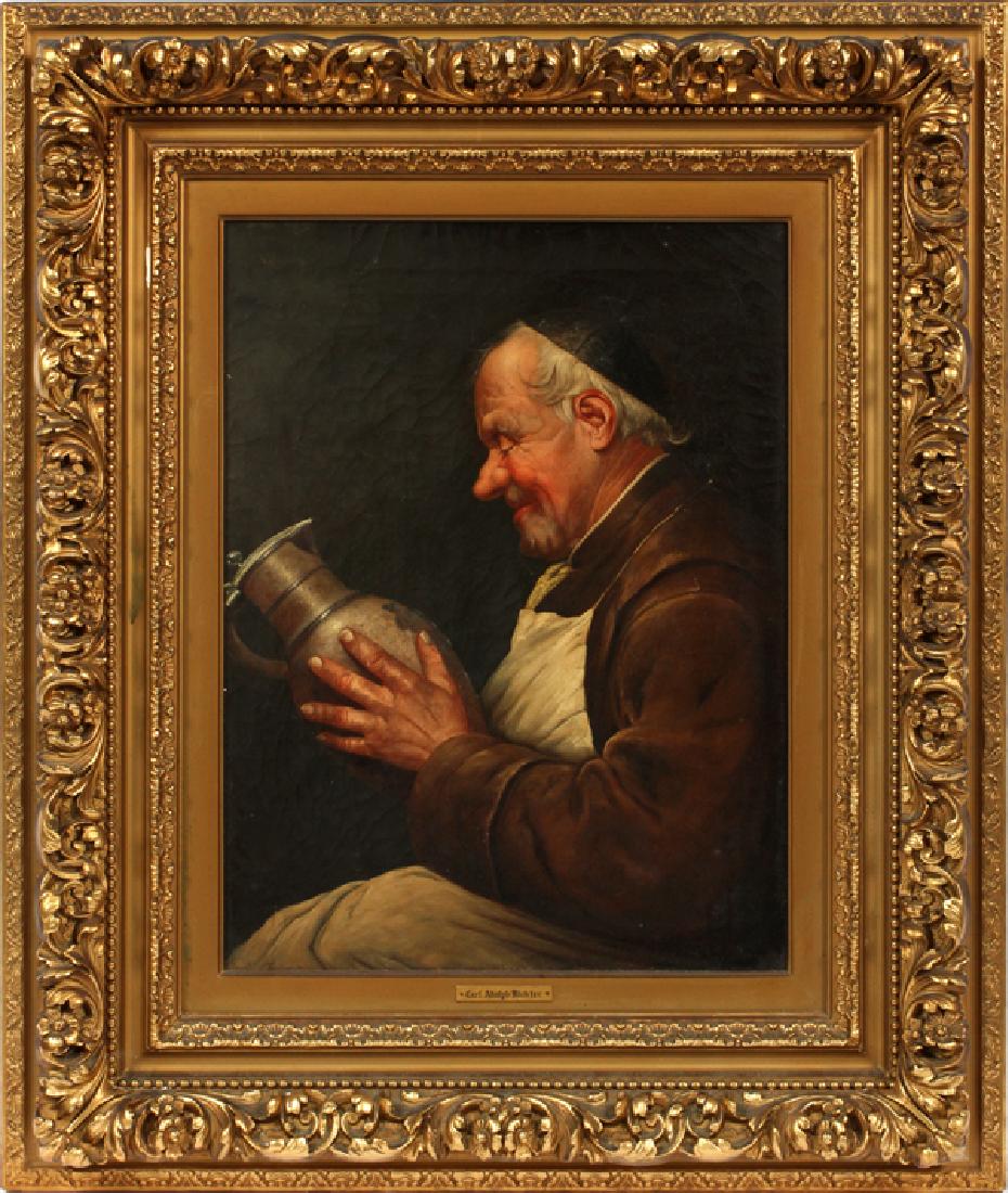 CARL ADOLF RICHTER OIL ON CANVAS (1 of 5)