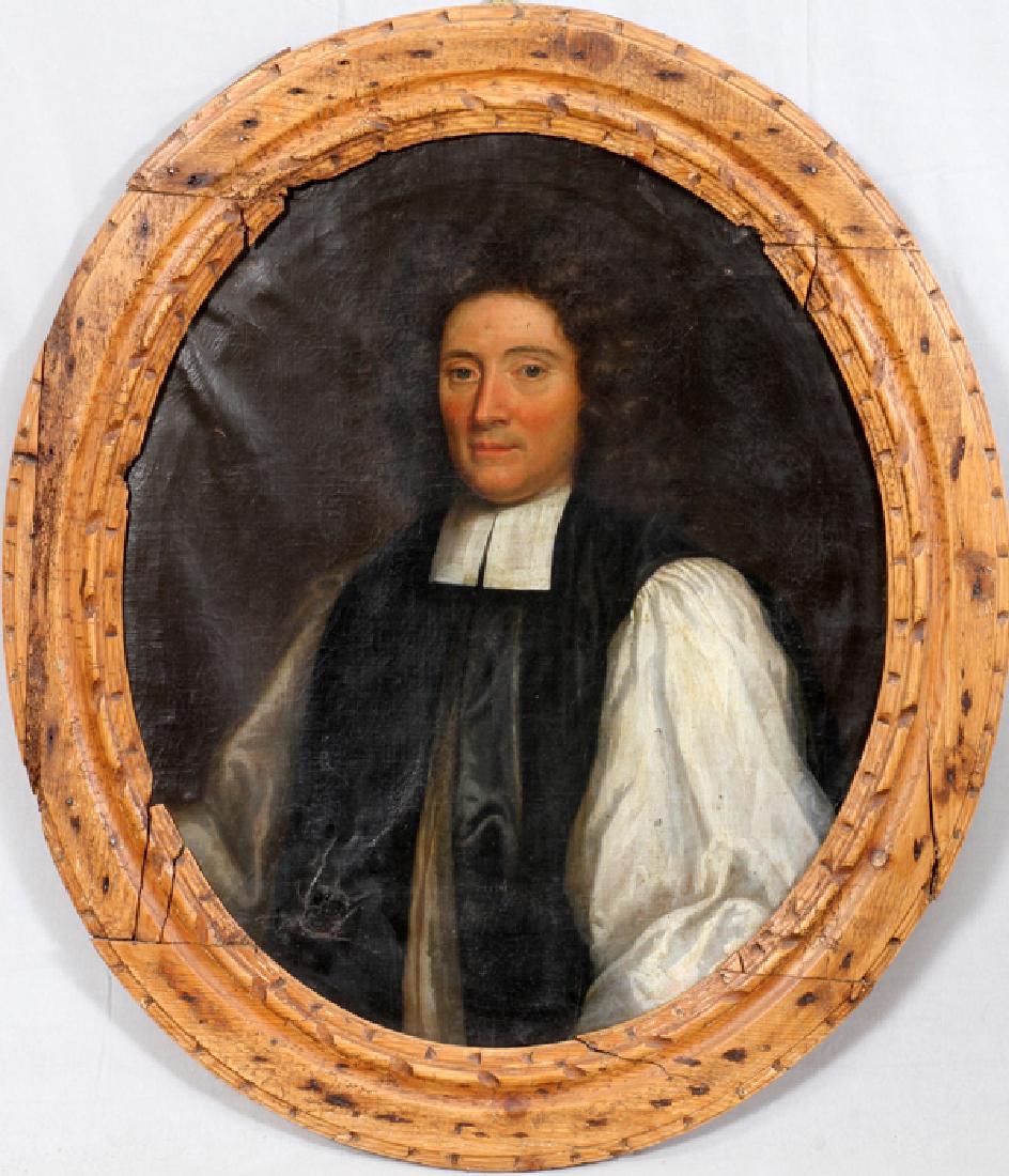 OLD MASTER PORTRAIT OF RECTOR OF THE CLOTH (1 of 3)