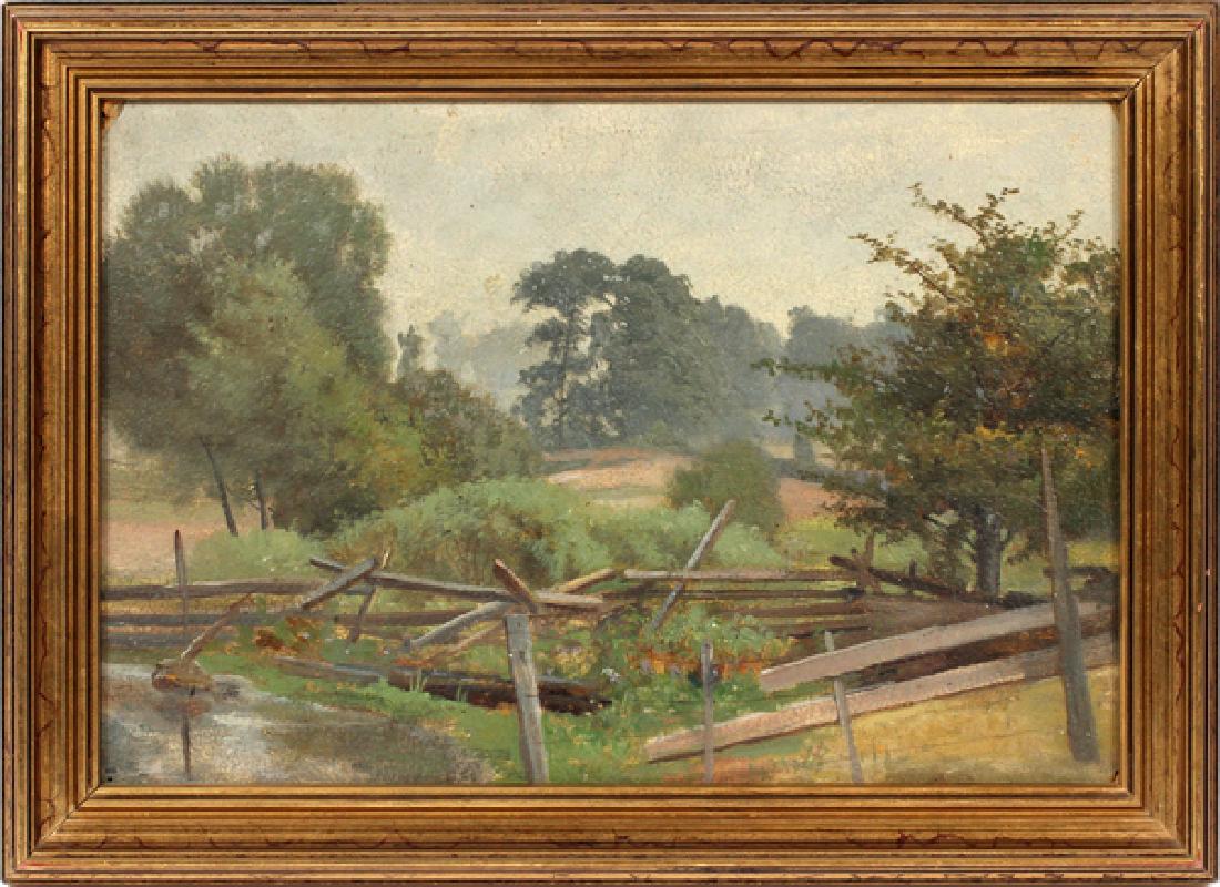 FRANK E. SELZER OIL ON ACADEMY BOARD (1 of 3)