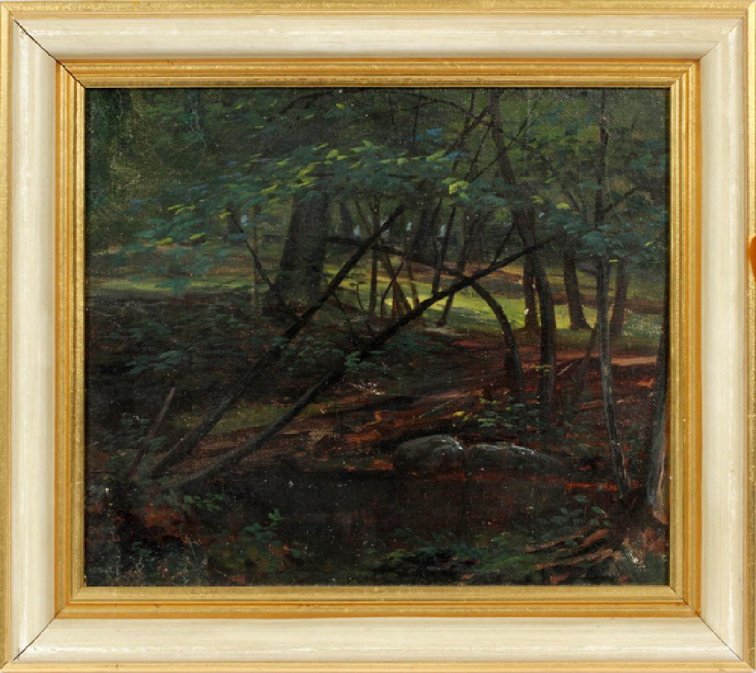 FRANK E. SELZER OIL ON CANVAS ON PANEL (1 of 3)