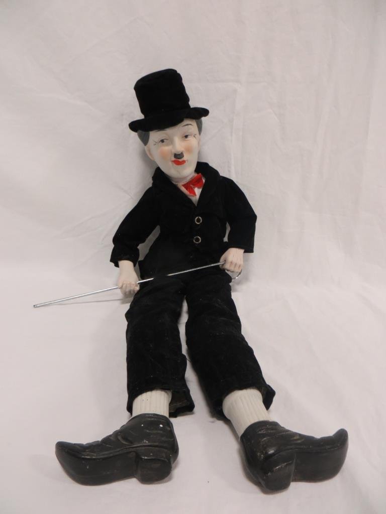 charlie chaplin porcelain doll